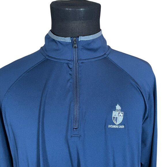 Under Armour Golf Men's Loose Blue Athletic Pullover 2XL Sycamore Creek - Picture 5 of 7